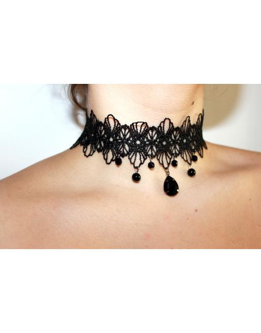 Nėrinių kolje "CHOKER II"