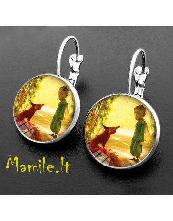 Auskarai  „MAŽASIS PRINCAS IR LAPĖ“