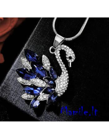 Žėrintys pakabukai su grandinėle „MĖLYNOJI GULBĖ“