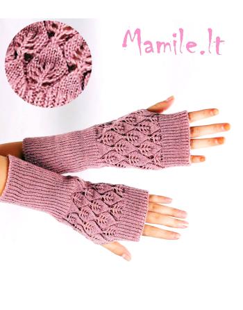 Pirštinės-riešinės "PELENŲ ROŽĖ"