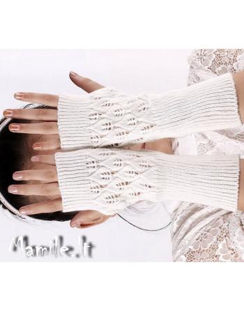 Pirštinės-riešinės "WHITE TOPS"