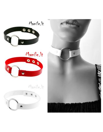 Odiniai kaklo diržai-chokeriai „SKIN“