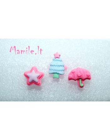 3 žiedukų rinkiniai "EGLUTĖS SAPNAS"