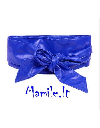 Elegantiškas platus surišamas diržas su nedideliu DEFEKTU