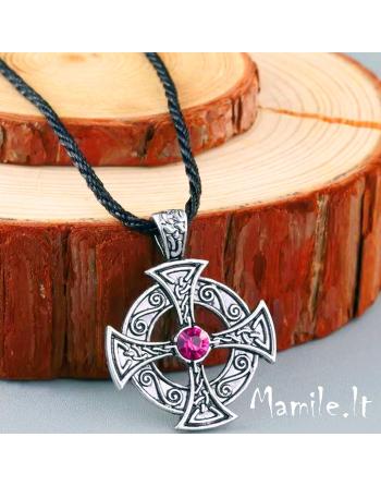 Kaklo papuošalas "KELTŲ KRYŽIUS"