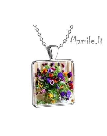 Pakabukai su grandinėle „NAŠLAIČIŲ PUOKŠTĖ“