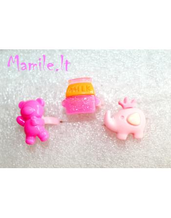 3 žiedukų rinkiniai "SMALYŽIAI"