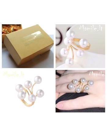 Perlų žiedai "GEM"