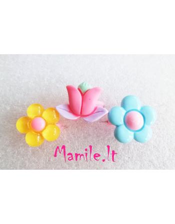 3 žiedukų rinkiniai "MIŠKO PUOKŠTĖ"