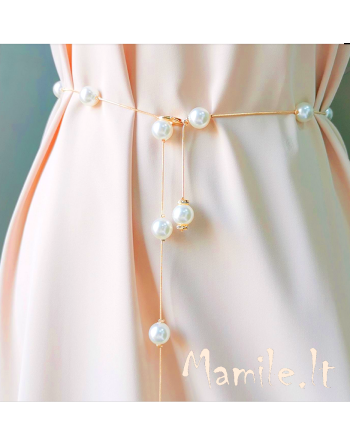 Elegantiški, puošnūs diržai su perlais ir žėručiais „SOPHIE“