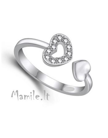 Žiedas  "ŽĖRINTI ŠIRDELĖ"