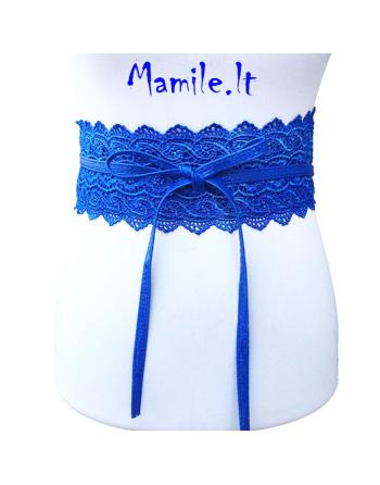 Puošnūs, nėriniuoti diržai su nedideliais defektukais