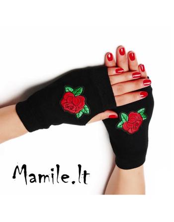 Pirštinės-riešinės "BRIGHT ROSE"