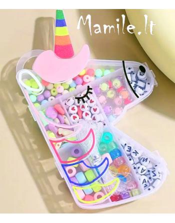 Papuošalų vėrimo rinkinys  "VIENARAGIS"