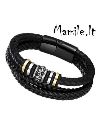 Odinės pynių apyrankės „MATYS“