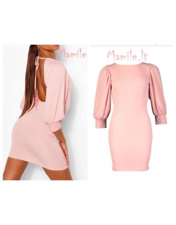 Suknelės atvira nugara "BLUSH". Dydžiai M/L