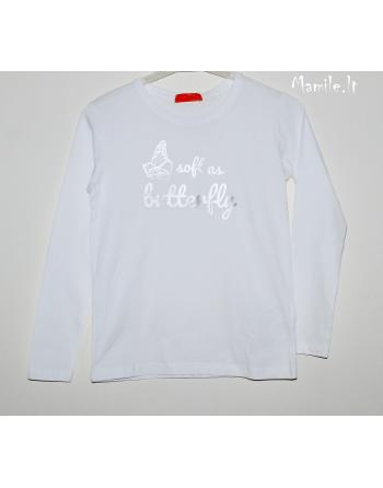 Baltos palaidinės su nedideliais DEFEKTUKAIS "Butterfly". Dydžiai...