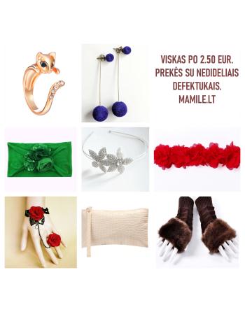 Prekės su DEFEKTAIS po 2,50 eur.